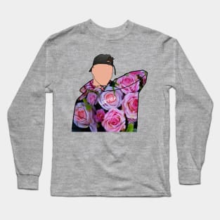 Larray- Digital Art- Pink Roses Jumper Long Sleeve T-Shirt